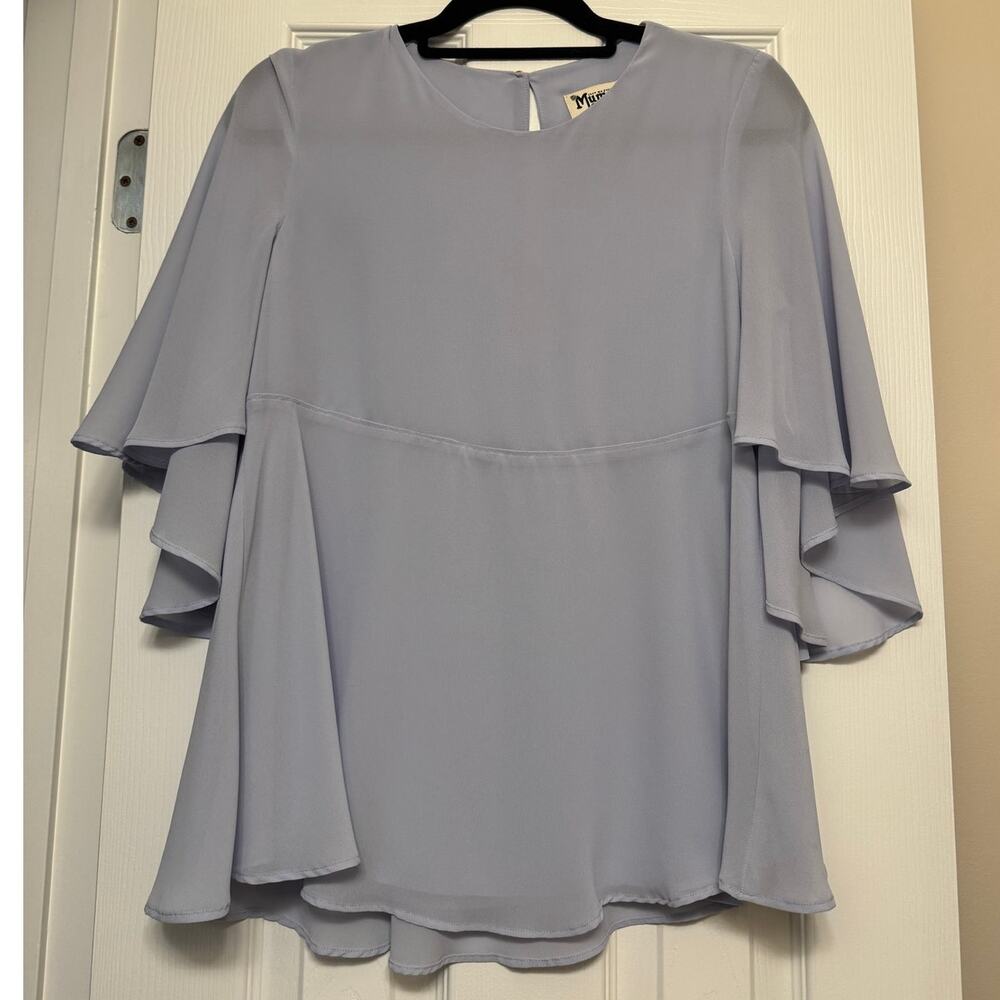 Show me Your Mumu Blouse XS Periwinkle Ingrid Top
